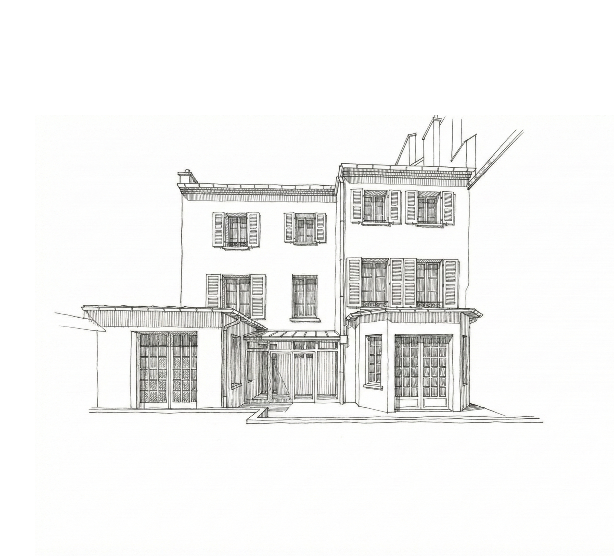 Projet Maison de ville - Relevés techniques et plans OPUS Services